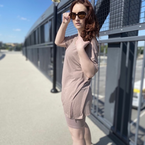 MOOD “Not Your Average” Biker Set in Mocha - Picture 3 of 5